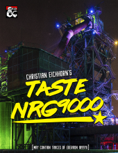 Taste NRG9000 | An Eberron 1099 YK Adventure DMsGuild Product Image